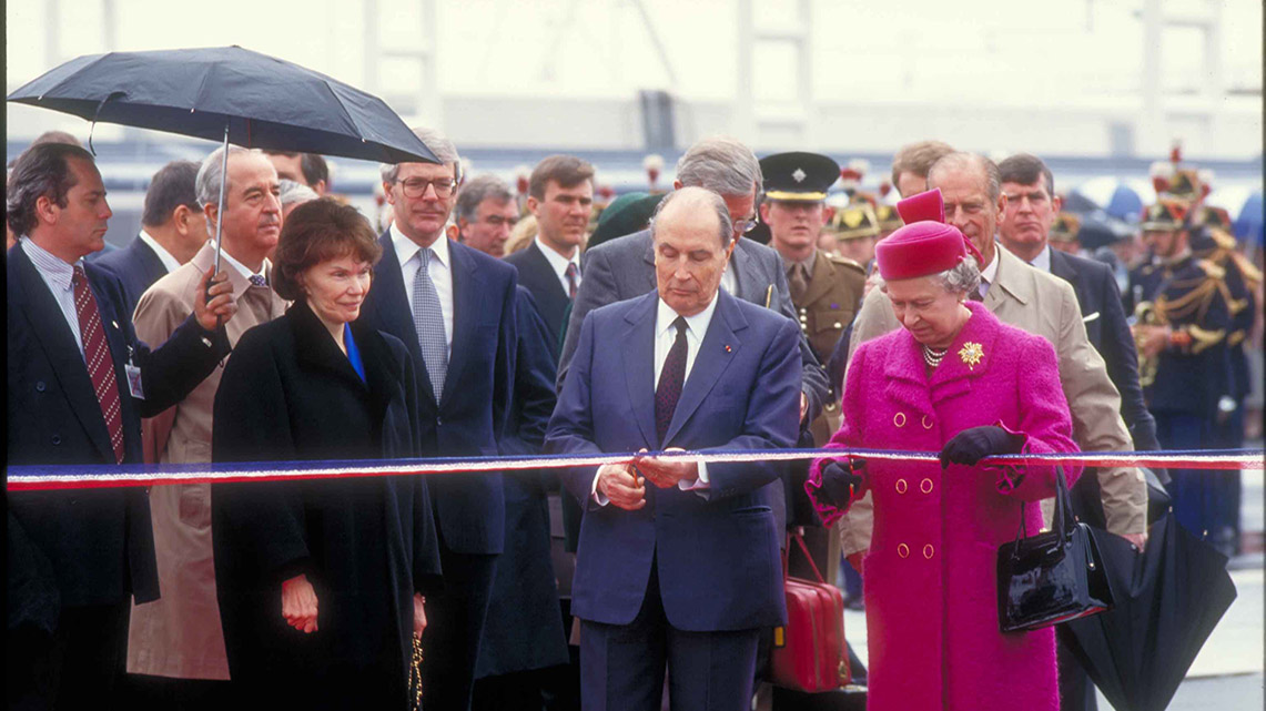 Histoire Getlink - 1994 - Inauguration Eurotunnel