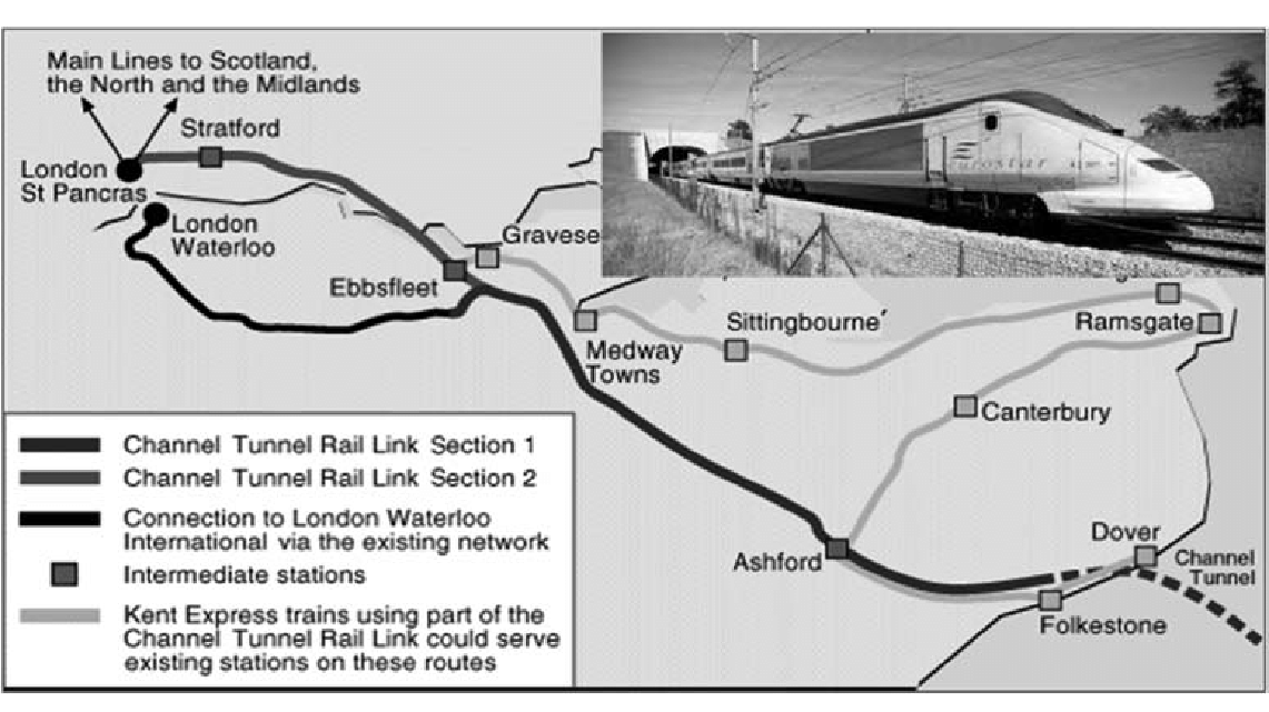 Histoire Getlink - 2003 - Ouverture tronçon eurotunnel UK