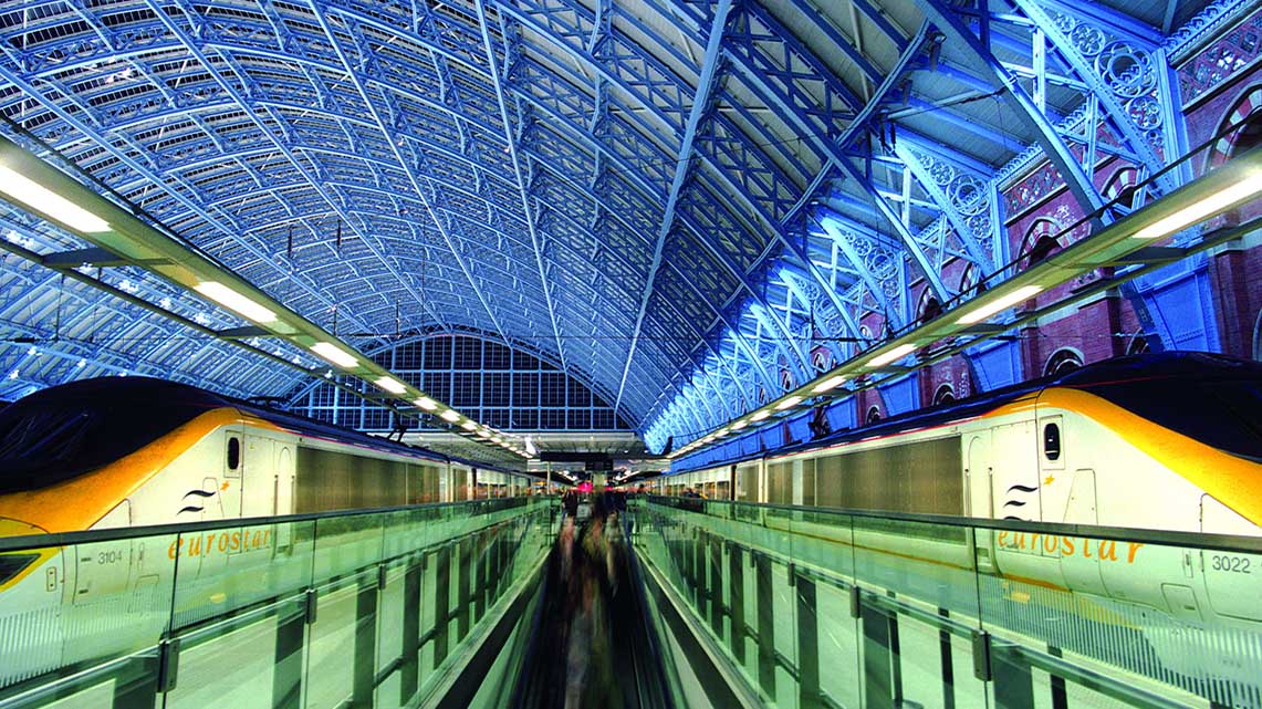 Histoire Getlink - 2007 - Inauguration gare St Pancras