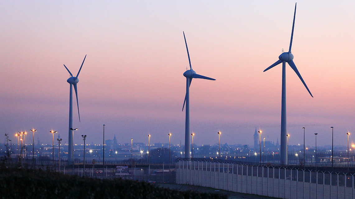 Getlink History - 2010 - Inauguration of the Coquelles wind farm