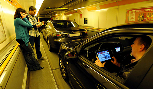 Histoire Getlink - 2012 - Téléphonie et Internet à bord de l'eurotunnel