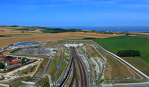 Histoire Getlink - 2018 - 140Md€ de valeur marchande transites chaque année via eurotunnel