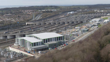 Eleclink - The converter station in Folkestone