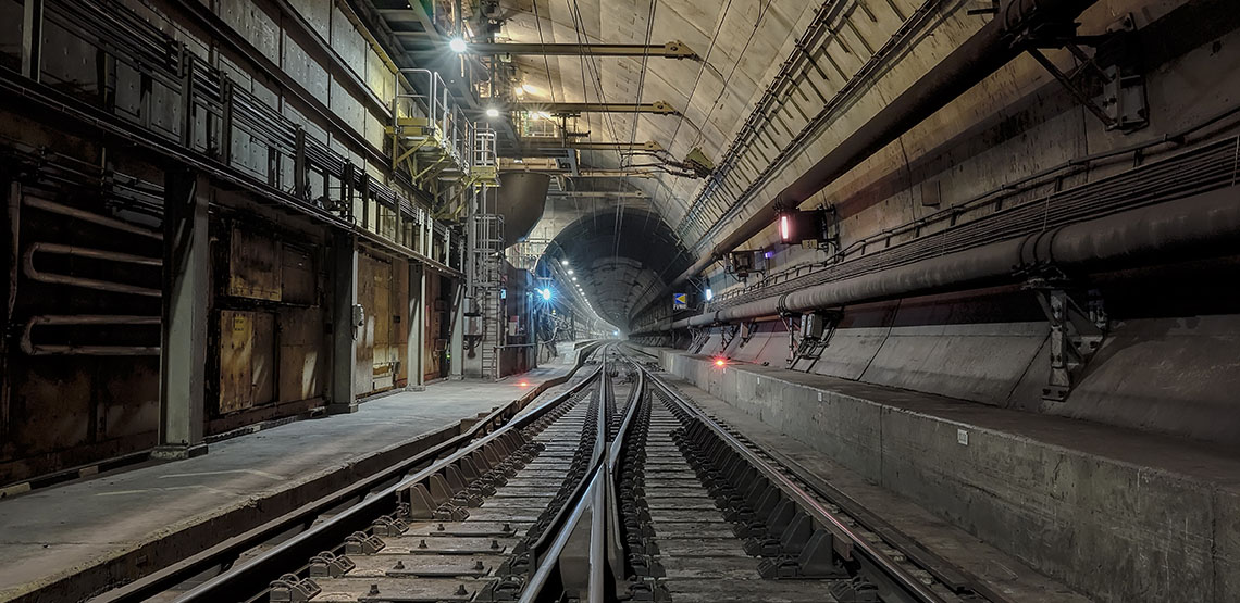 Le tunnel sous la Manche Eurotunnel