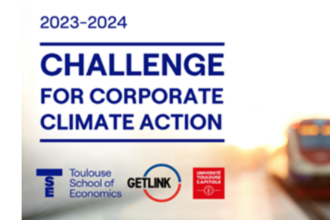 Image d&#039;illustration relative au Challenge for Corporate Climate Action organisé dans le cadre de la Chaire co-créé par Getlink et la Toulouse School of Economics.
