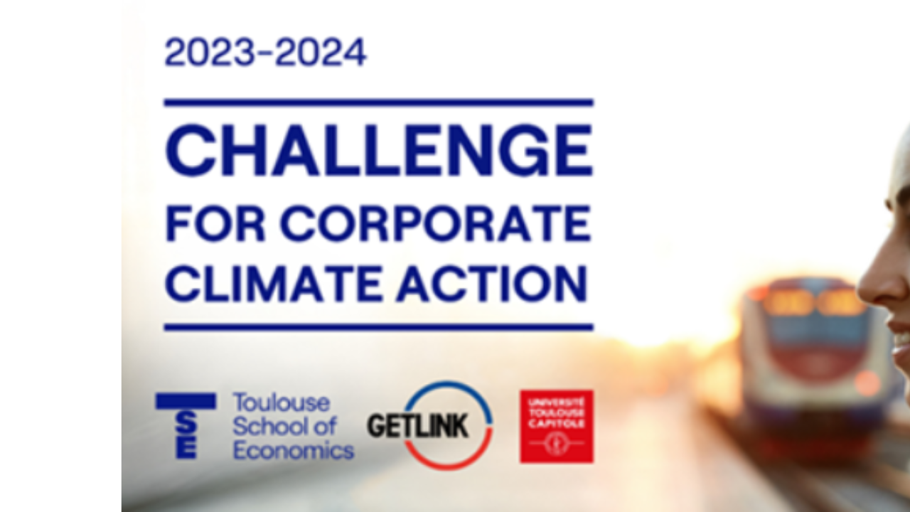 Image d'illustration relative au Challenge for Corporate Climate Action organisé dans le cadre de la Chaire co-créé par Getlink et la Toulouse School of Economics.