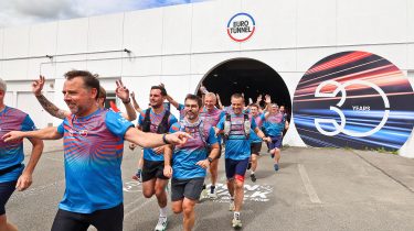 Les grandes tablees des 30 ans, course et marche en tunnel, groupe intervalle 30