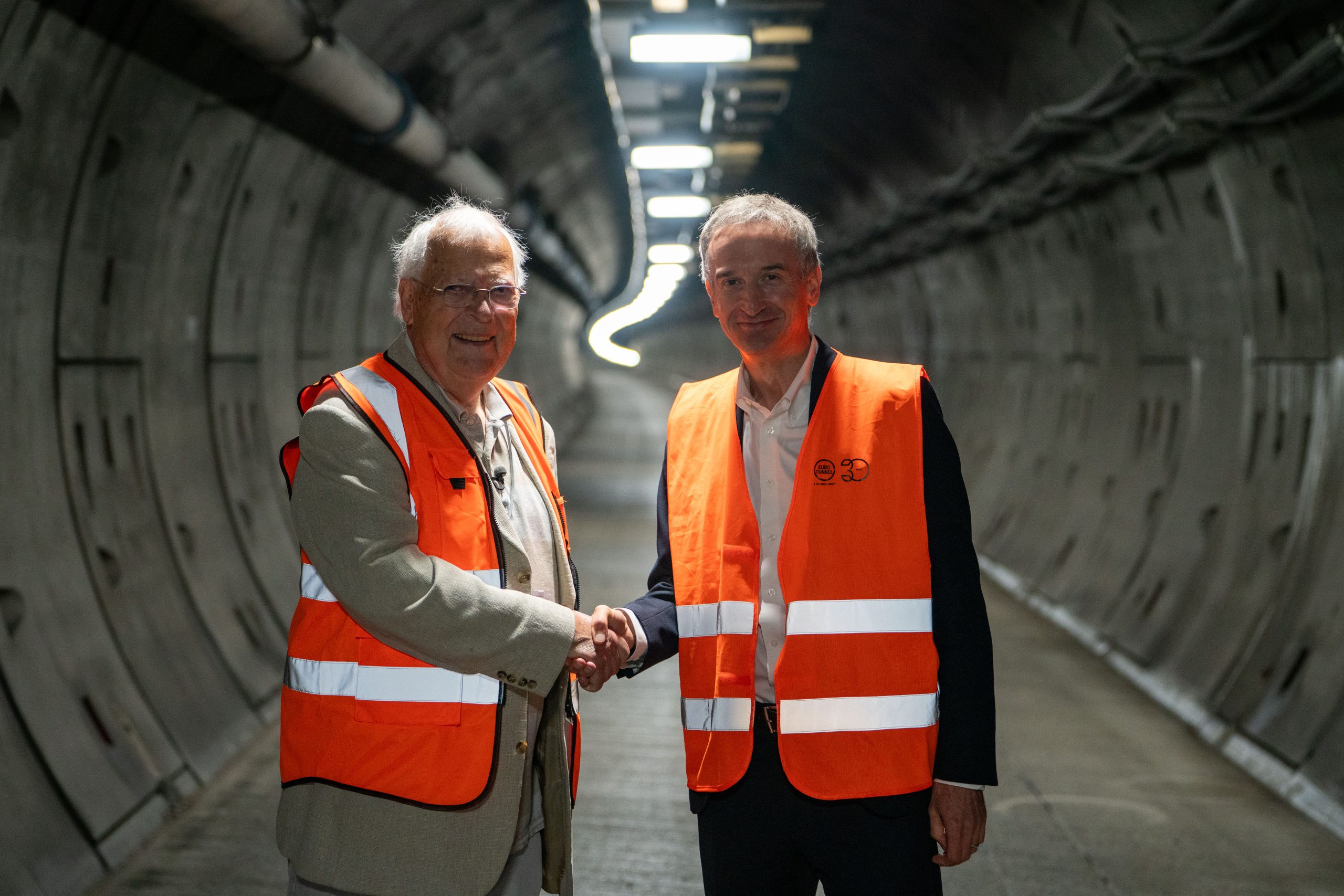 Visit of Joachim Neumann in the Tunnel of Service