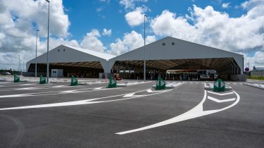 EES zone for carrying out border checks on passengers
